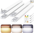 12" Ultra-Thin Under Cabinet Lighting Wireless, Aluminum Alloy Under Counter by Skairipa