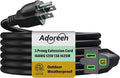 Adoreen Outdoor Power Extension Cord 25 Ft, 3 Prong 16 AWG Grounded Wire Heavy by Adoreen