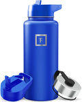 IRON °FLASK Camping & Hiking Hydration Flask - 32 oz Cobalt by IronFlask