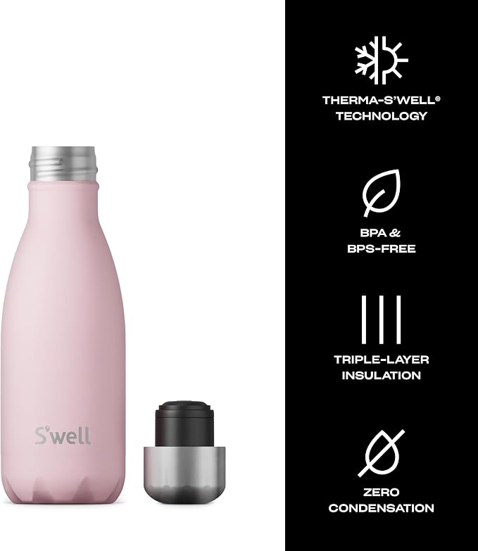 S'well Stainless Steel Water Bottle, Triple Layered Vacuum Insulated Containers - Image 3