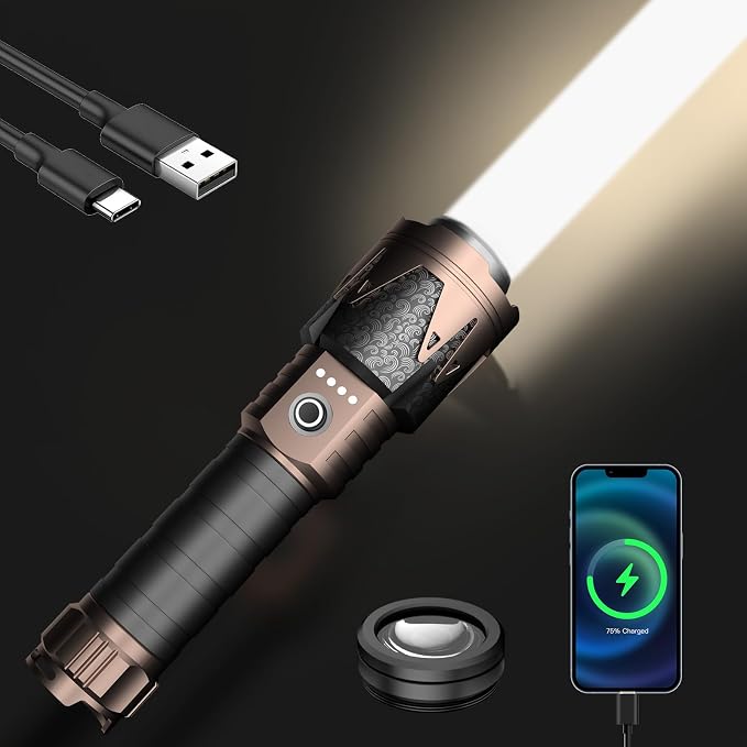 SKYFIRE Rechargeable Flashlight - Image 8