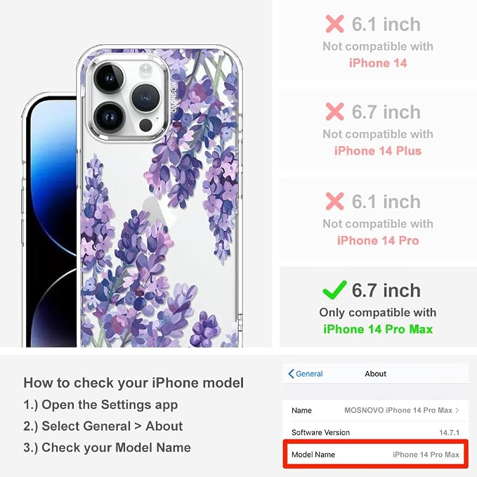 MOSNOVO Case for iPhone 14 Pro Max - Image 2