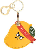 Leather Keychain Holder Case Compatible by BORKUANA