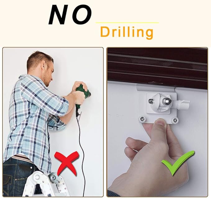 HOLACA Vinyl Siding Clips for Arlo ZUMIMALL Ring Eufy Security Camera, Hanger - Image 2