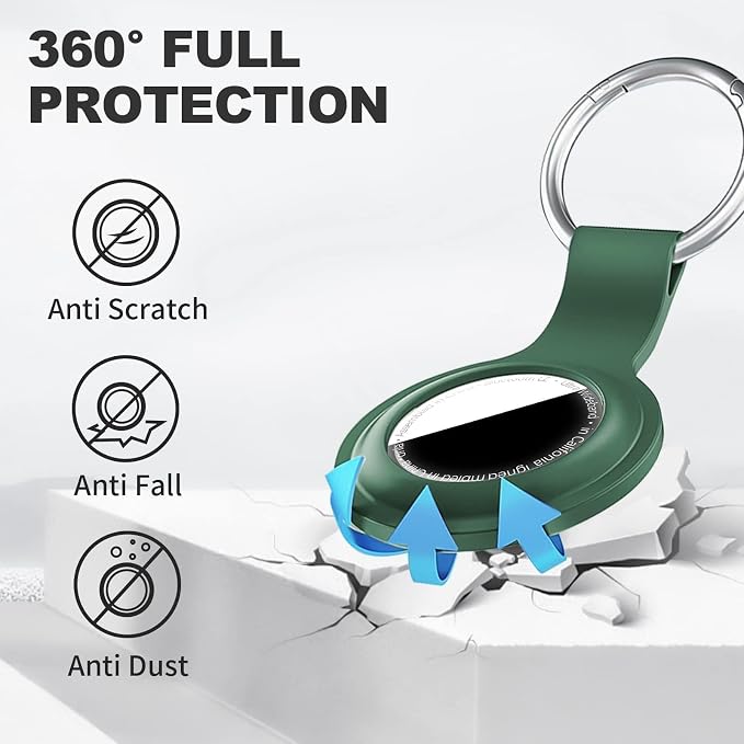 Linsaner Compatible with AirTag Case Keychain - Image 2