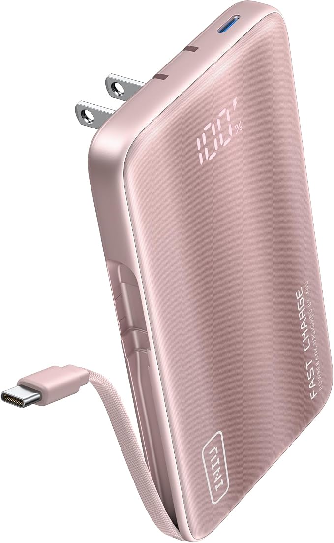 INIU 3-in-1 Portable Charger, 45W 10000mAh Fast Charging Power Bank, Built-in by INIU