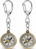 Pocket 2Pcs Outdoor Keychain Keychain by Alomejor