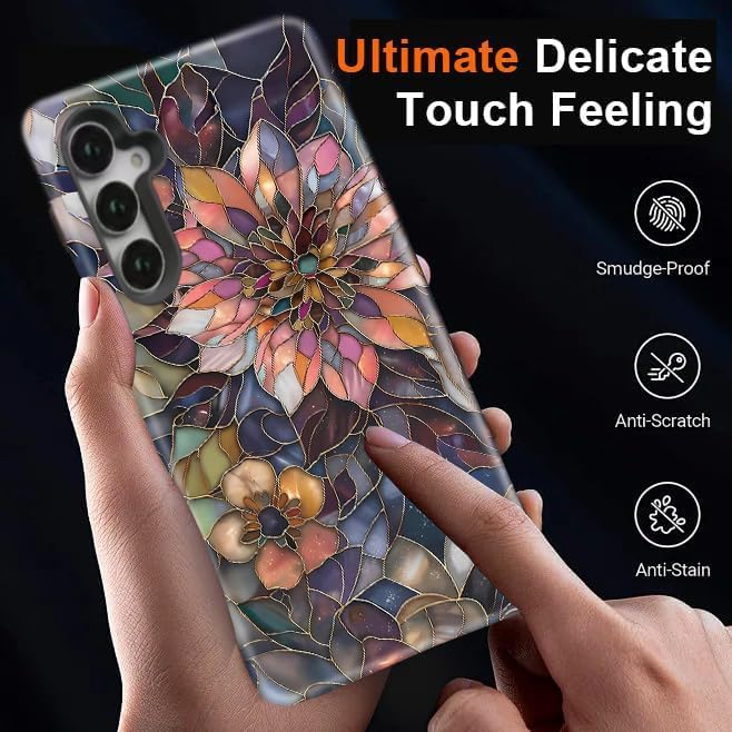 Compatible for Samsung Galaxy S25 Plus 5G Case, Dual Layer Heavy Duty 2 in 1 - Image 7