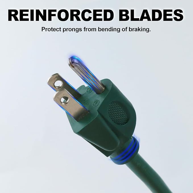 EP 2 Pack 10 Ft Outdoor Extension Cord - Image 4