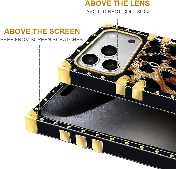 for iPhone 17 Pro Max Case Luxury Golden Decoration - Image 7