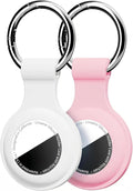 Linsaner Case for AirTag 2nd Gen & 1st Gen, Silicone Holder Keychain Key Ring by Linsaner