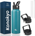 Konokyo 40oz Insulated Water Bottle Stainless Steel Sport Bottles by Konokyo