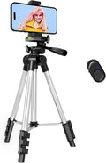 Phone Tripod, Lusweimi 44-inch iPhone Tripod by LUSWEIMI