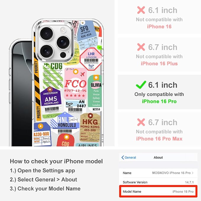 MOSNOVO Case for iPhone 16 Pro - Image 2
