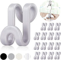 Mlici Clothes Hanger Connector for Clothes Organizing, 60 Pack Space Saving by Mlici