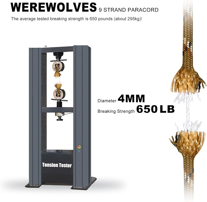 WEREWOLVES 650lb Paracord/Parachute Cord - Image 4