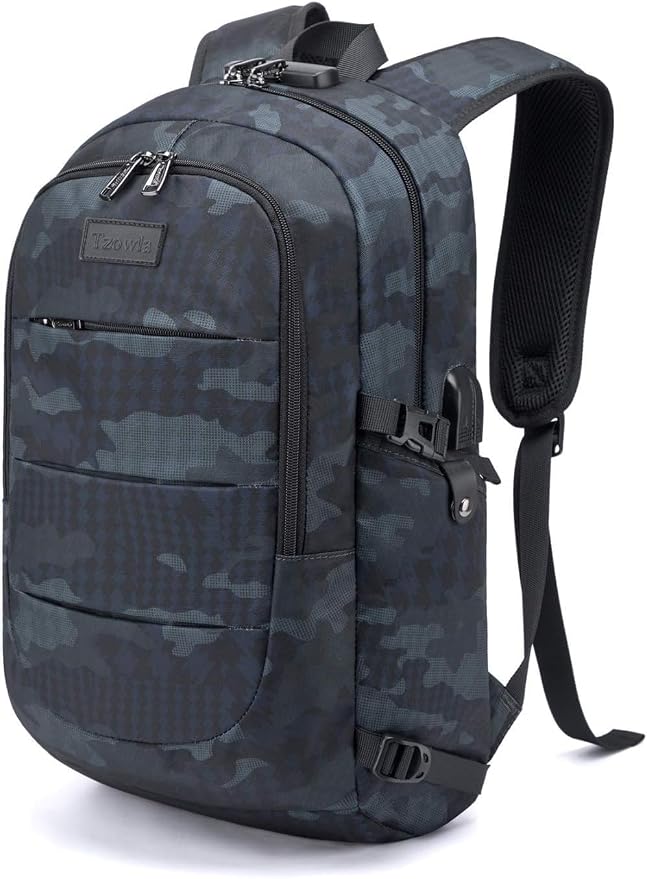 Tzowla Travel Laptop Backpack Water Resistant Anti-Theft Bag by Tzowla