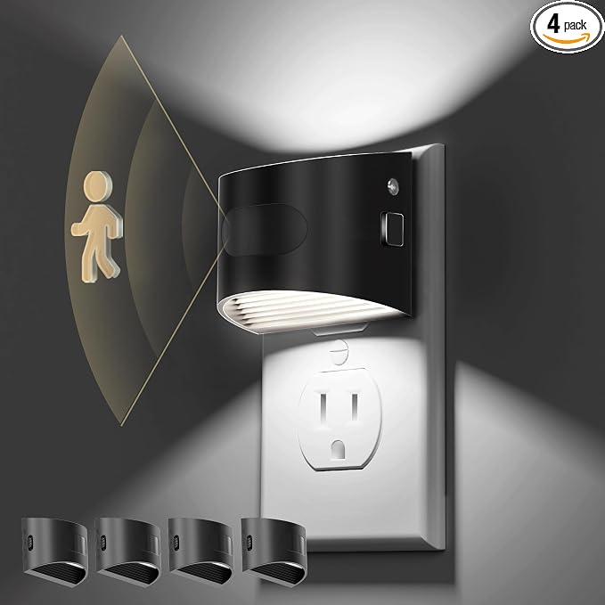 L LOHAS LED Night Light with Motion Sensor & Dusk to Dawn Sensor, Night Lights by LLOHASLED