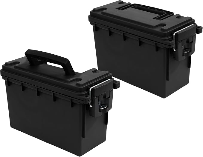 Sheffield 12790 2-Pack Ammo Storage Box, Mothers Day Gifts, .30 Cal Field Boxes by Sheffield