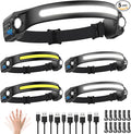 Headlamp Rechargeable 5Pack, 230° Wide Beam Head Lamp by ZIOEYIUE
