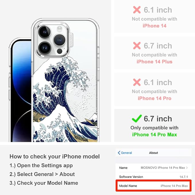 MOSNOVO Case for iPhone 14 Pro Max - Image 2