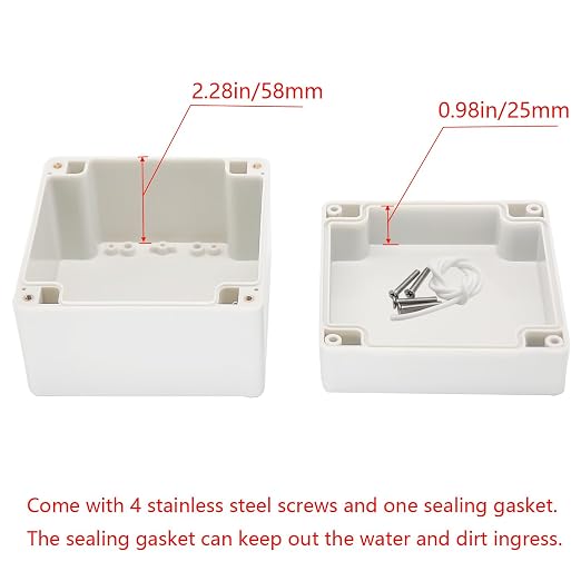 Project Box IP65 Waterproof Junction Box ABS Plastic Electrical Boxes DIY - Image 4