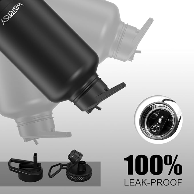 64oz Insulated Water Bottle, BPA Free&Leak Proof, Half Gallon Stainless Steel - Image 5