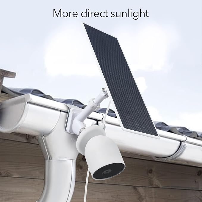Wasserstein Gutter Mount for Google Nest Cam & Solar Panel - Image 2