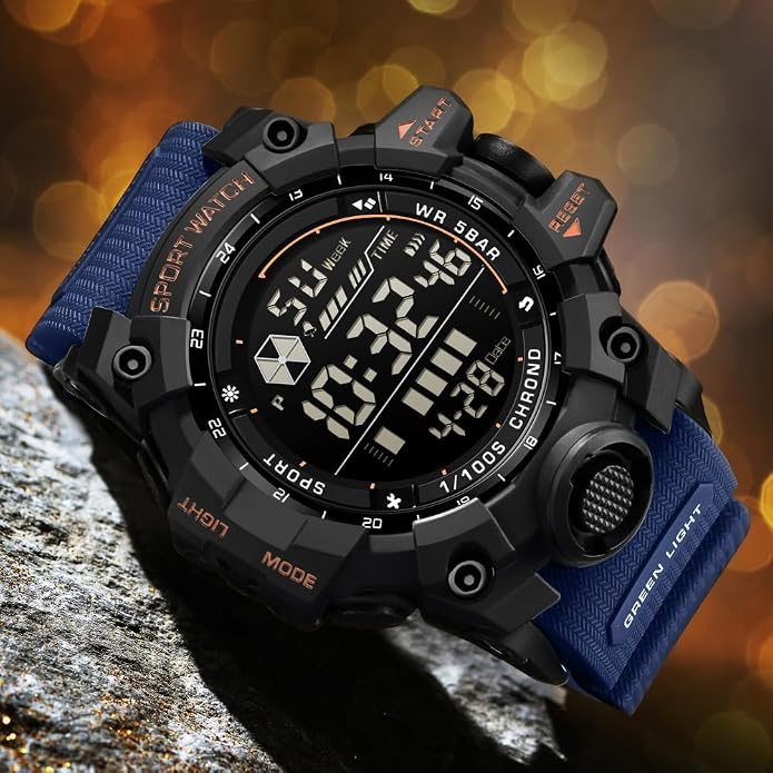 FANMIS Mens Military Multifunction Digital LED Watch Electronic Waterproof - Image 5