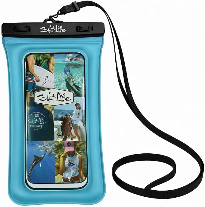 Salt Life Floating Waterproof Phone Case– IPX8 100% Waterproof Phone Case that by SaltLife