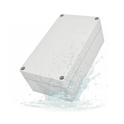 Plastic Junction Box, Nineleaf IP67 Plastic Electrical Project Case, Waterproof by NineLeaf