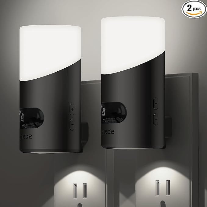 Lyridz Motion Sensor Night Light, LED Night Lights Plug into Wall, 1-150LM by LYRIDZ