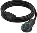 Maximm Cable 6 Feet 360° Rotating Flat Plug Extension Cord/Wire, 3 Prong by MaximmCable