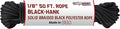 Rope Ratchet 1/8" 50 ft Braided Polyester Utility Cord, Weather Resistant by RopeRatchet