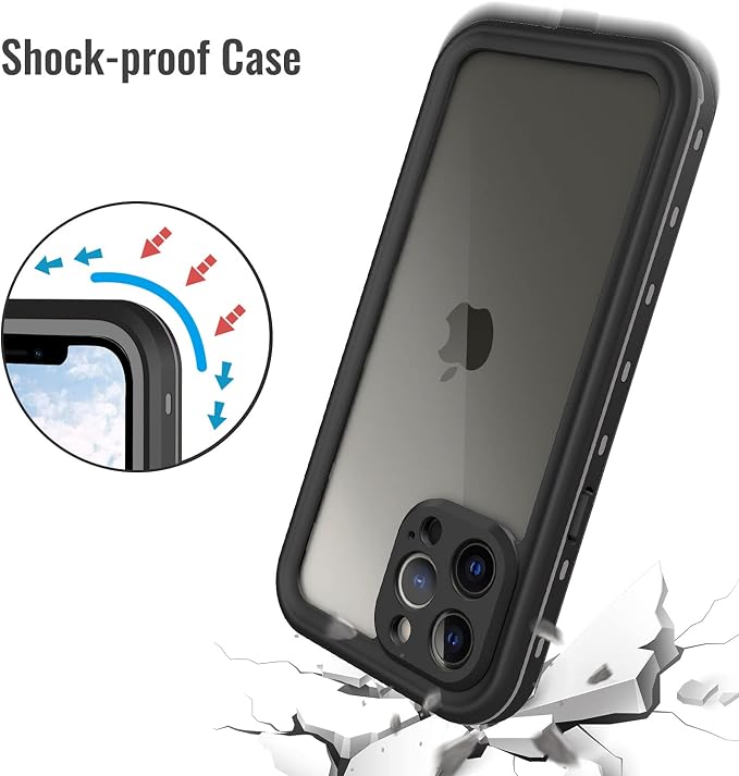 iPhone 13 Pro Case, Waterproof & Shockproof Phone Case, Full Protection - Image 3