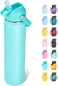 Fijinhom 24oz Insulated Stainless Steel Water Bottle, Wide Mouth Double Wall by Fijinhom
