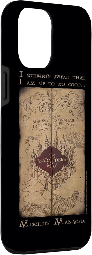 iPhone 12 Pro Max Harry Potter Marauder's Map Words Case - Image 3