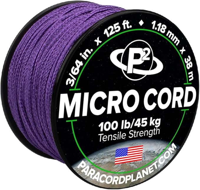 Paracord Planet Micro Paracord – Thin Braided Cord by ParacordPlanet