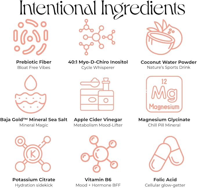 Iris Women’s Hormonal Health Daily Electrolyte Drink Mix | High Fiber, - Image 3