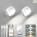 LED Wall Mounted Lights, Rechargeable Wall Sconces Lamp, 3 Color Temps & Remote by AMETHEUS