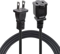 5ft Extension Cord, 2 Prong Small and Thin Extension Cords, Male/Female by Yeatel