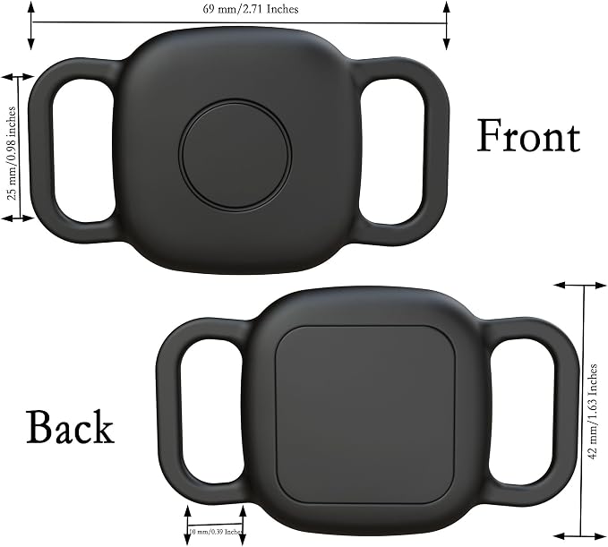 Waterproof Dog Collar Holder for Tile Life360 Mate 2022 Tracker, Anti Lost Soft - Image 2