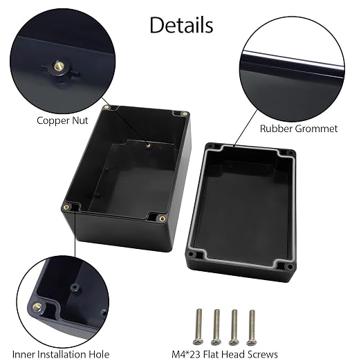LeMotech Electrical Box ABS Plastic Project Box IP65 Waterproof Junction Box - Image 4