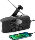 Emergency Hand Crank Weather Radio, AM/FM NOAA Portable Solar Radio by Puyinii