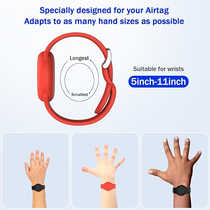 R-fun Waterproof for Air Tag Bracelets Compatible - Image 5