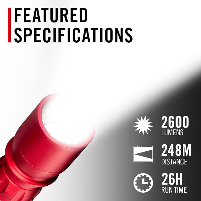 Coast XP11R 2600 Lumen USB-C Rechargeable LED Flashlight - Image 2