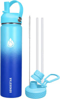 SENDESTAR Stainless Steel Wide Mouth Water Bottle 24oz Double Wall Vacuum by Sendestar