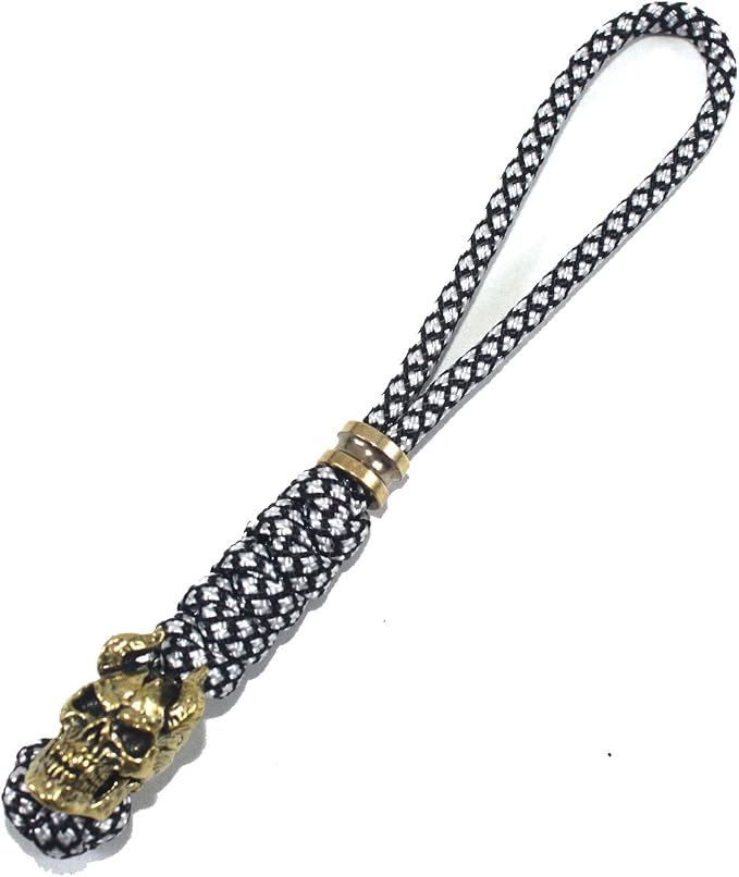 Knife Lanyards with Brass Beads, Paracord Lanyard, Tactical Lanyard by bralafia