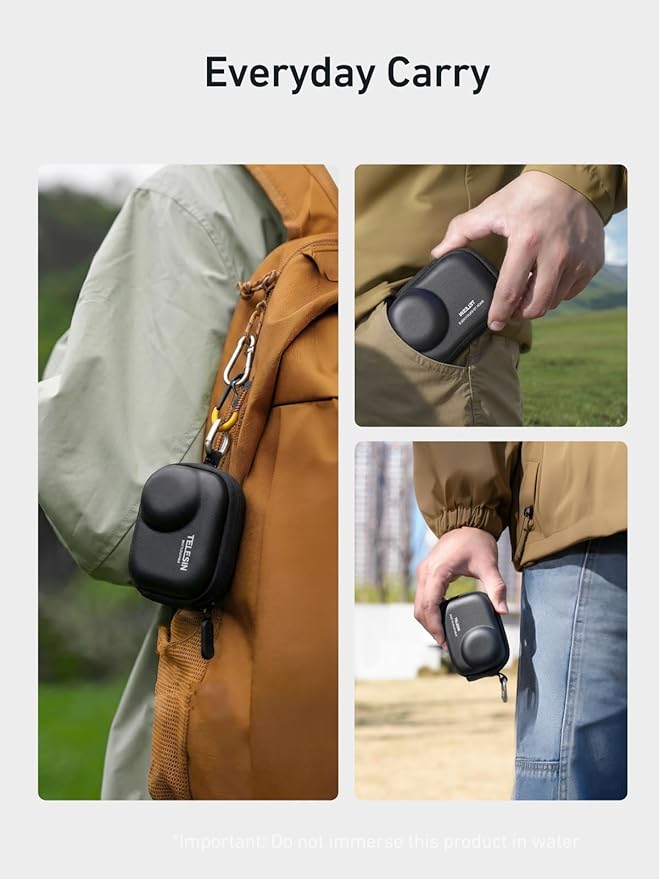 TELESIN Mini Carrying Case for DJI Osmo Action 6/5 Pro/4/3, Xtra Edge Pro/Edge - Image 4