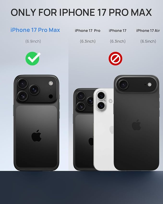 Lanhiem Magnetic for iPhone 17 Pro Max Case, IP68 Waterproof, Compatible - Image 7